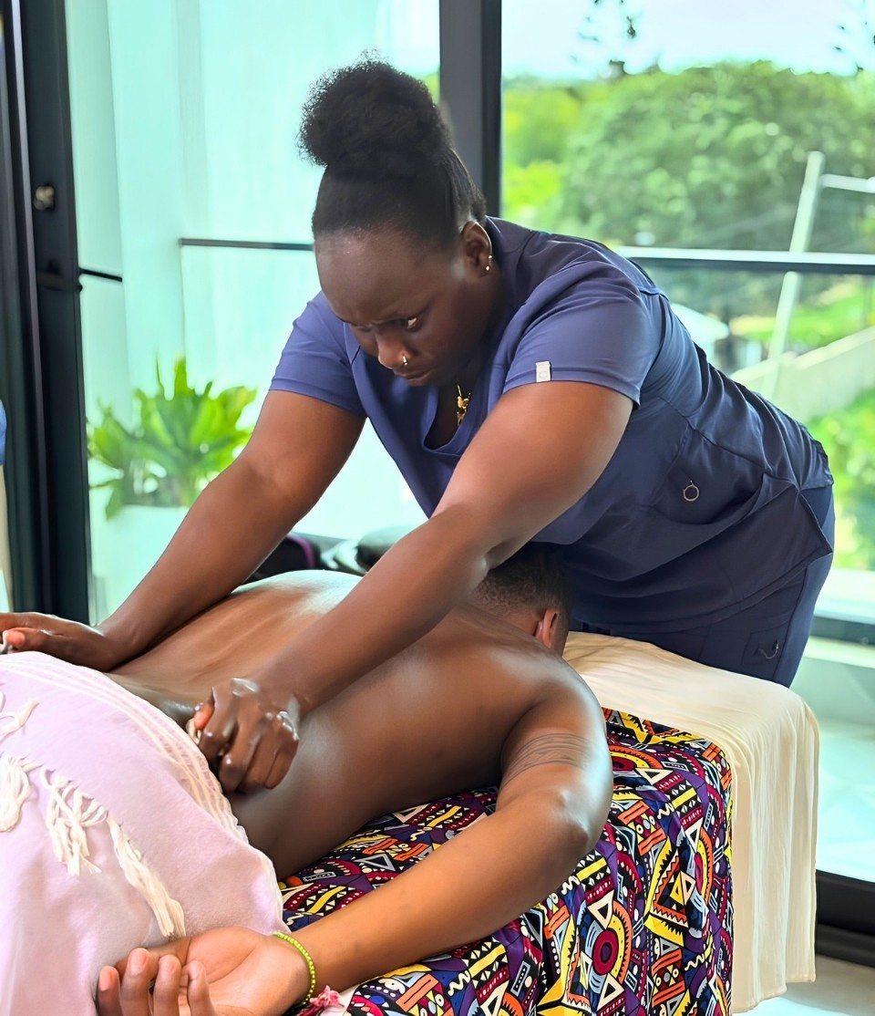 Spa massage at Marikeka Hotel